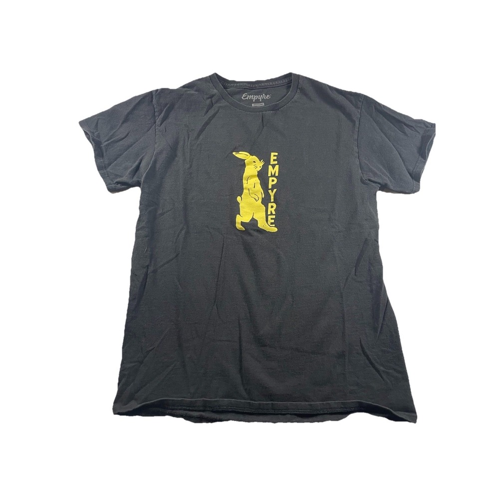 EMPYRE Magic Man Rabbit Graphic T Shirt Men's M Black Casual Streetwear